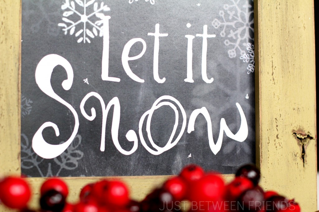 Let it Snow Printable