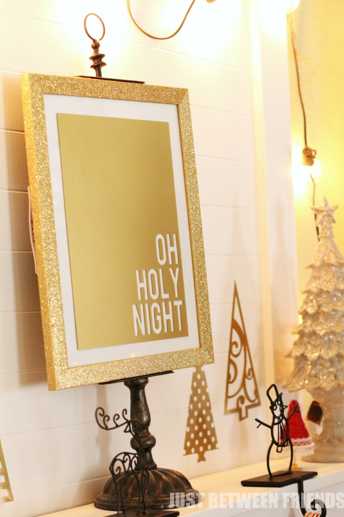 Christmas Mantel DIY