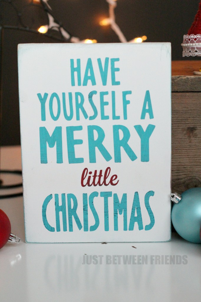 DIY Christmas Sign