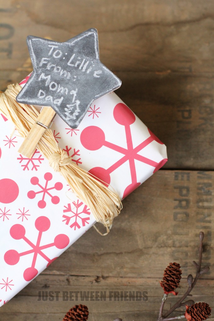 Reusable Chalkboard gift tags