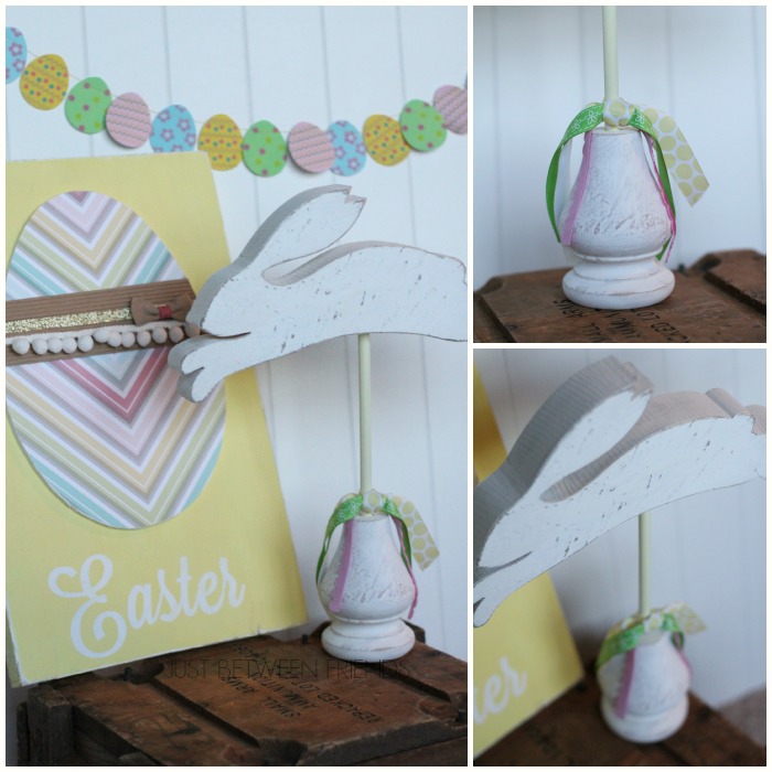 wooden bunny decoration