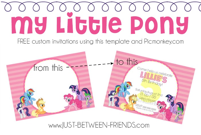 Free My Little Pony invites