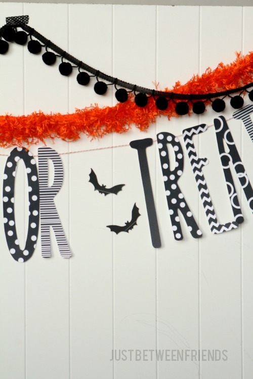 Printable Trick or treat banner