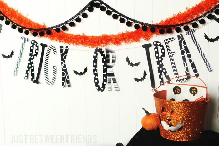 Trick or treat banner