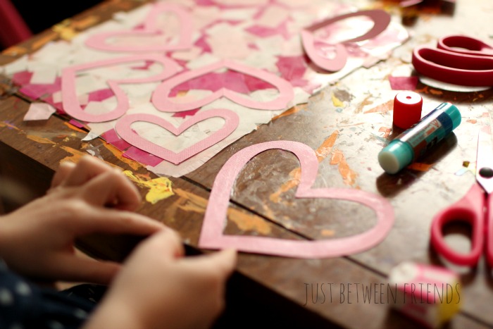 Stained Glass Hearts