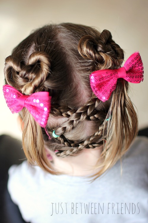 Valentines Hair for girls