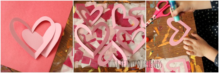 tissue paper stained glass tutorial