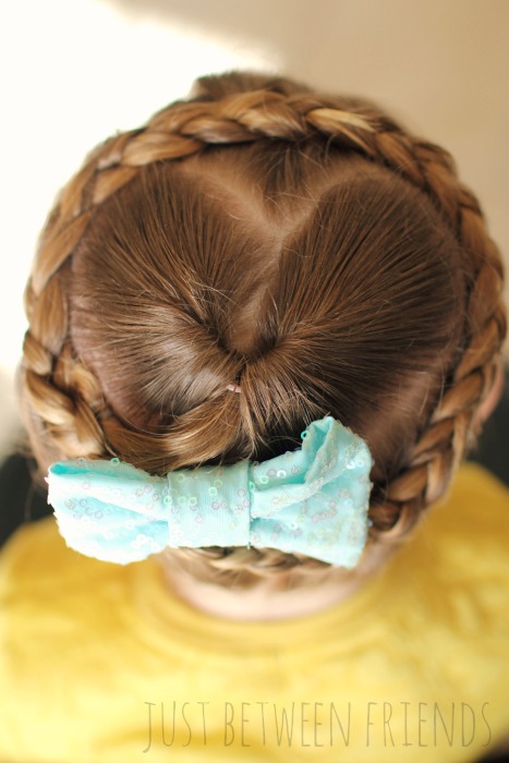 Valentines hair tutorial