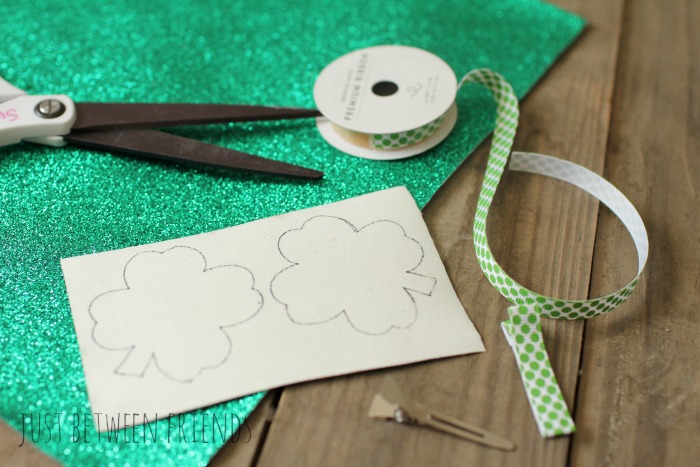 shamrock hairclip tutorial