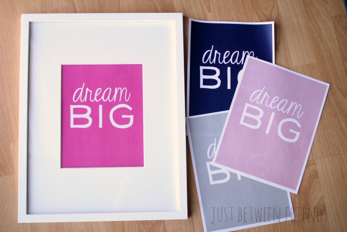 Dream Big printable