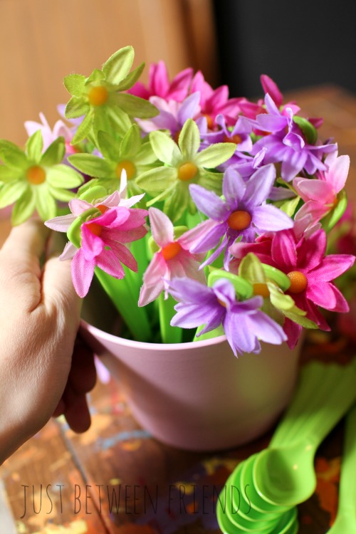 Flower spoon craft idea