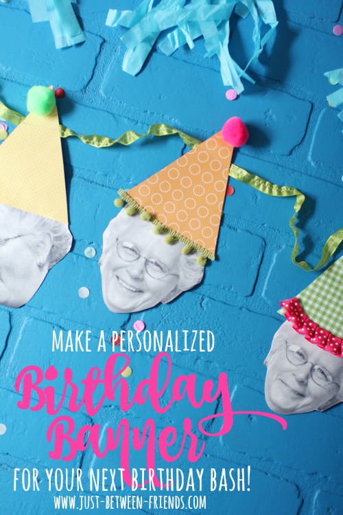 Make your own birthday banner