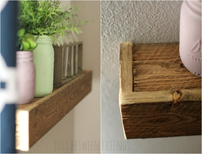 barnwood shelves