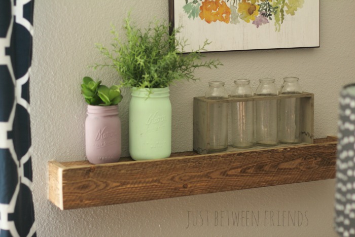 easy floating shelf tutorial