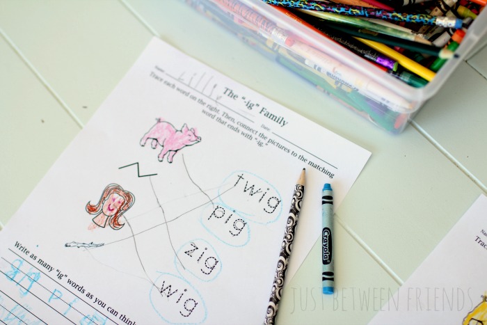 ig family worksheet free printable