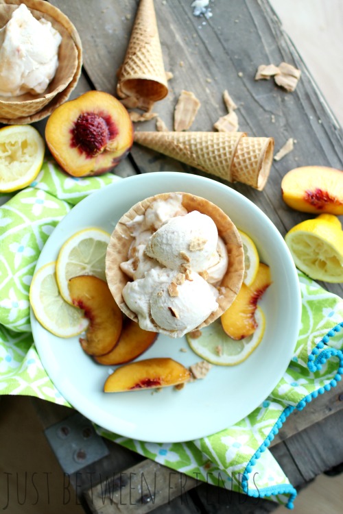 peach ice cream recipe