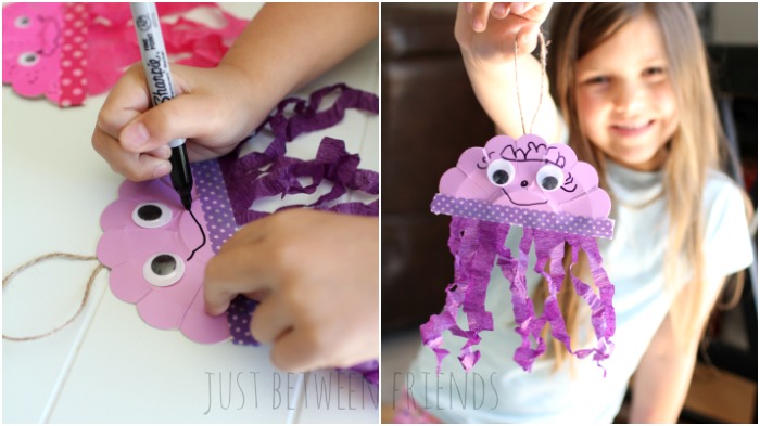 Jellyfish Kid's Craft | Summer Series - Just Jonie